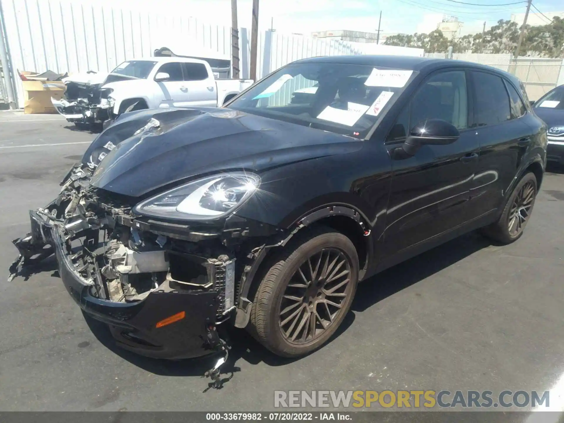 2 Photograph of a damaged car WP1AA2AY6MDA04584 PORSCHE CAYENNE 2021