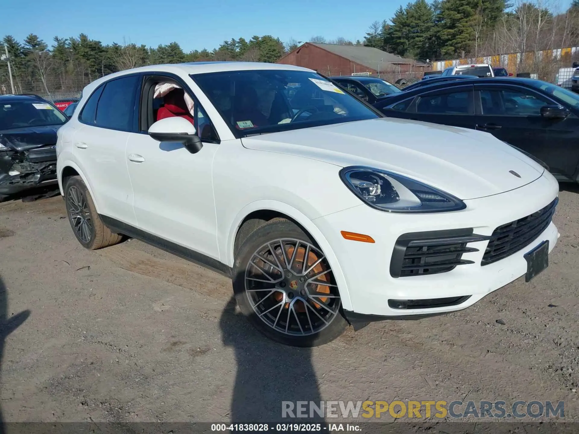 1 Photograph of a damaged car WP1AA2AY7MDA01807 PORSCHE CAYENNE 2021
