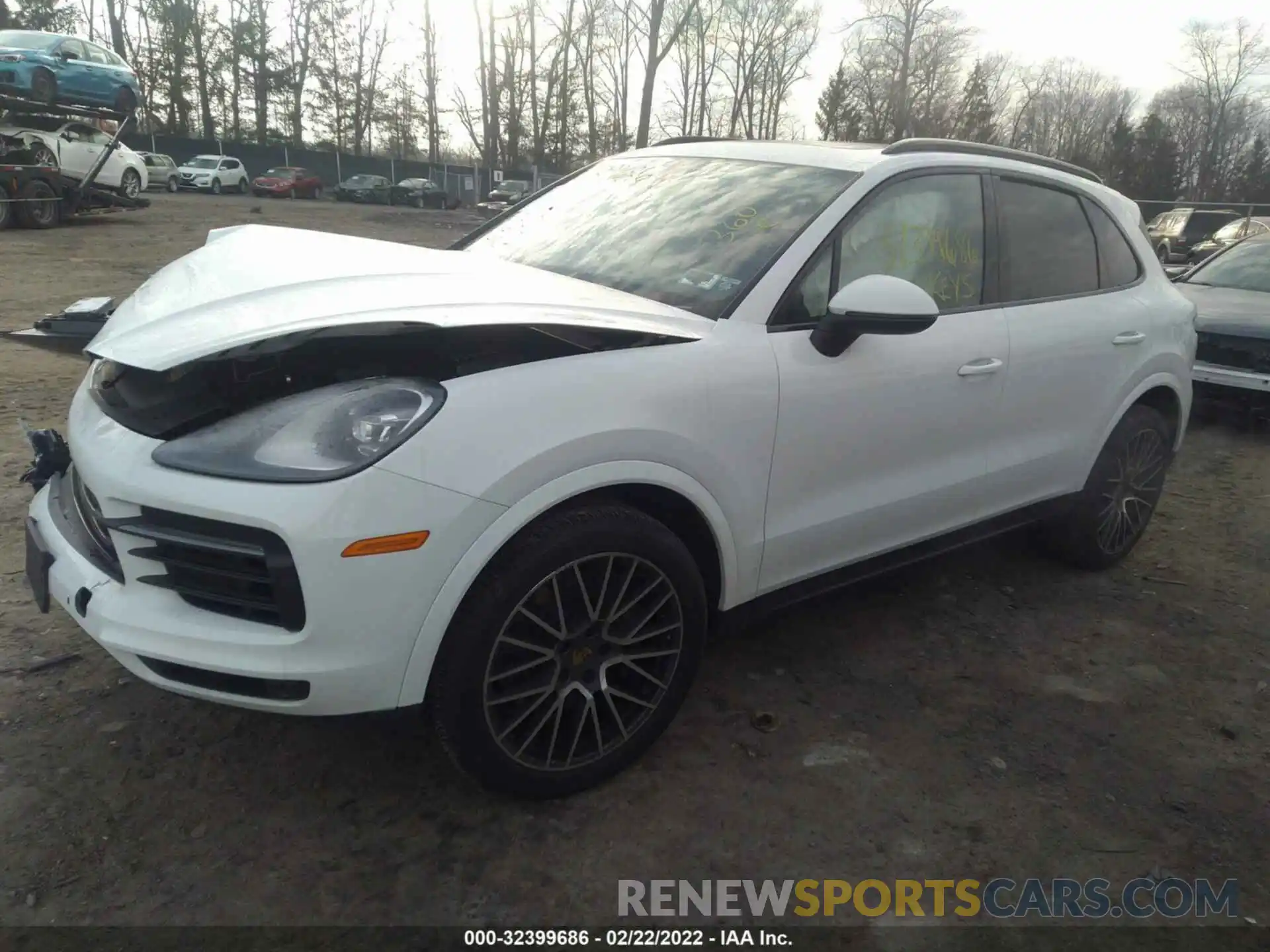 2 Photograph of a damaged car WP1AA2AY7MDA08577 PORSCHE CAYENNE 2021