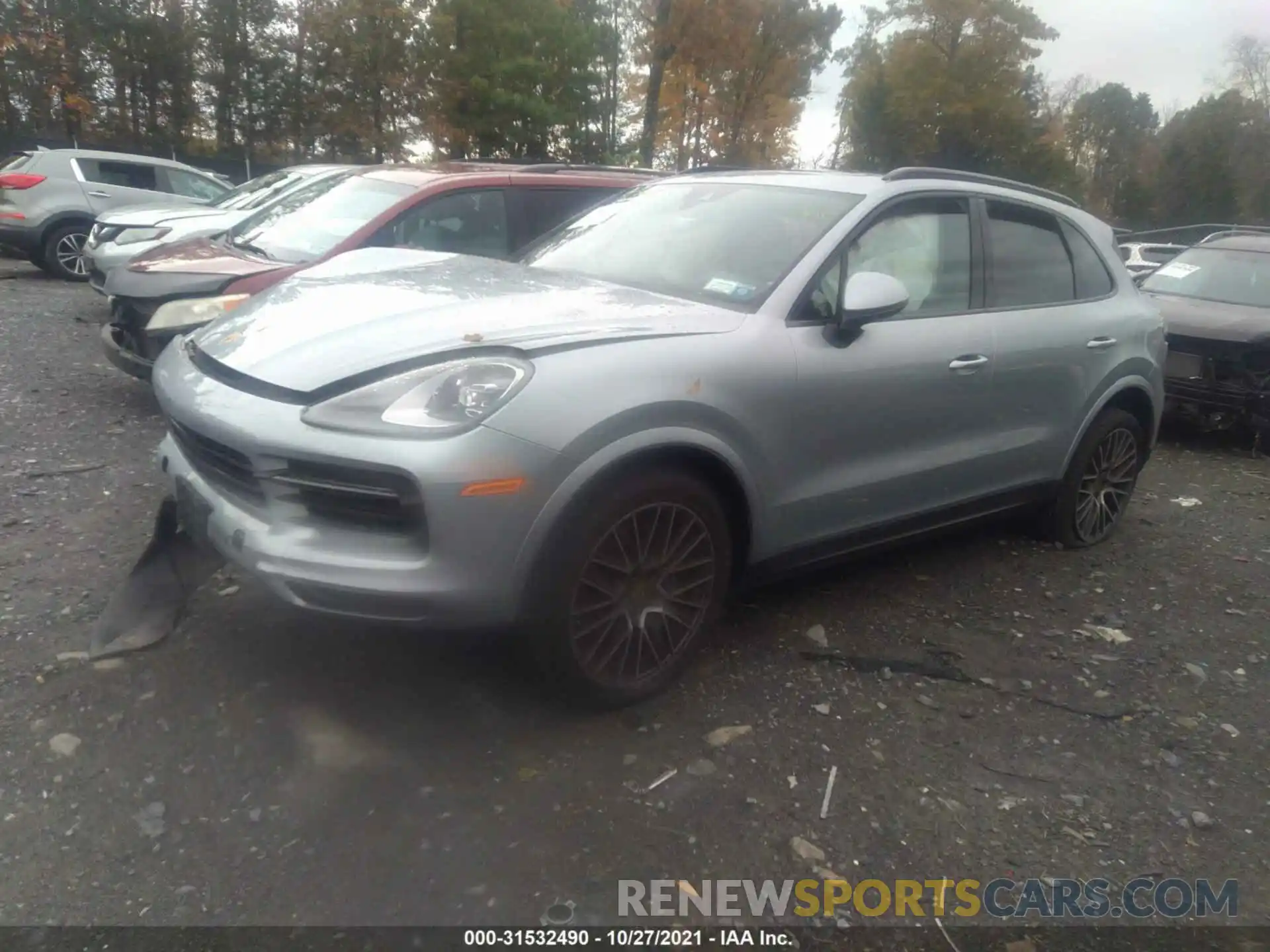 2 Photograph of a damaged car WP1AA2AY8MDA01251 PORSCHE CAYENNE 2021