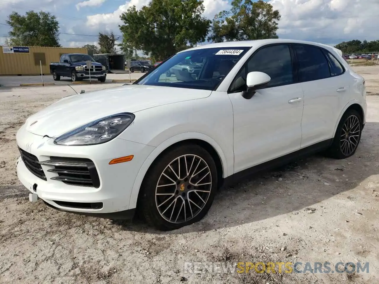 1 Photograph of a damaged car WP1AB2AY8MDA27555 PORSCHE CAYENNE 2021