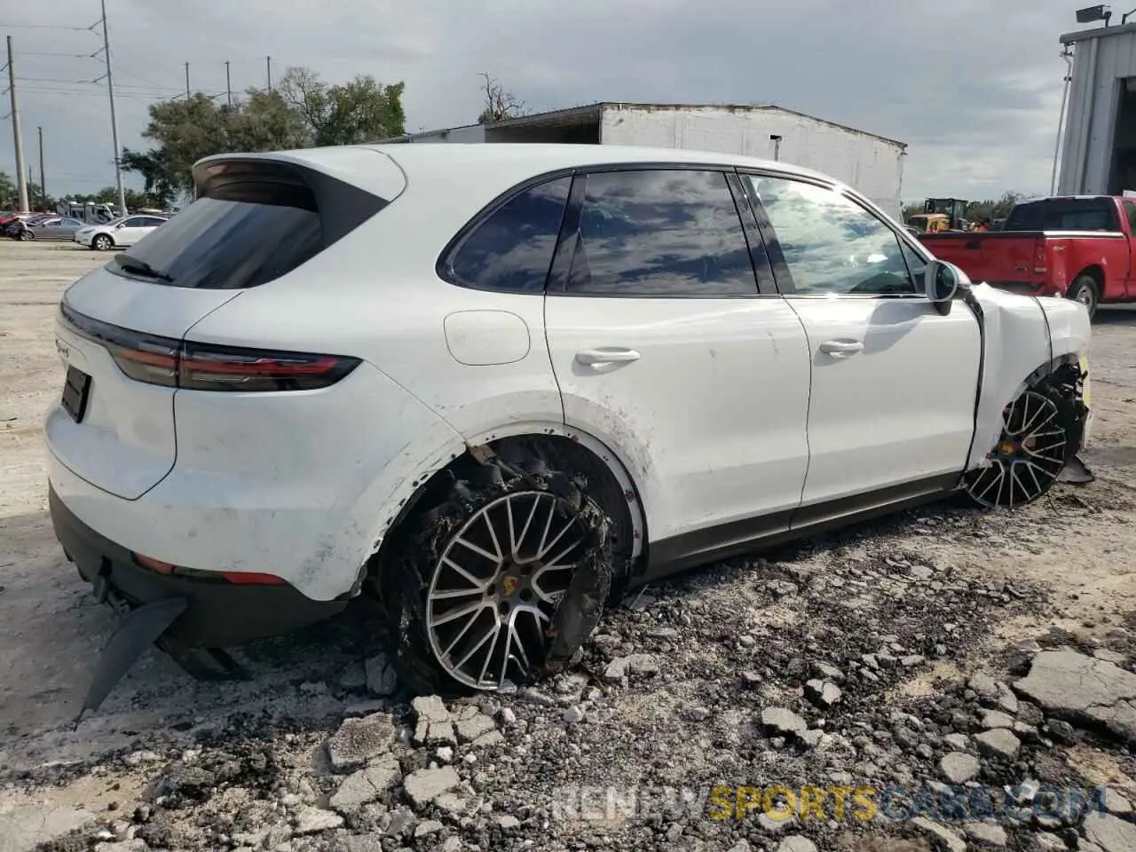 3 Photograph of a damaged car WP1AB2AY8MDA27555 PORSCHE CAYENNE 2021