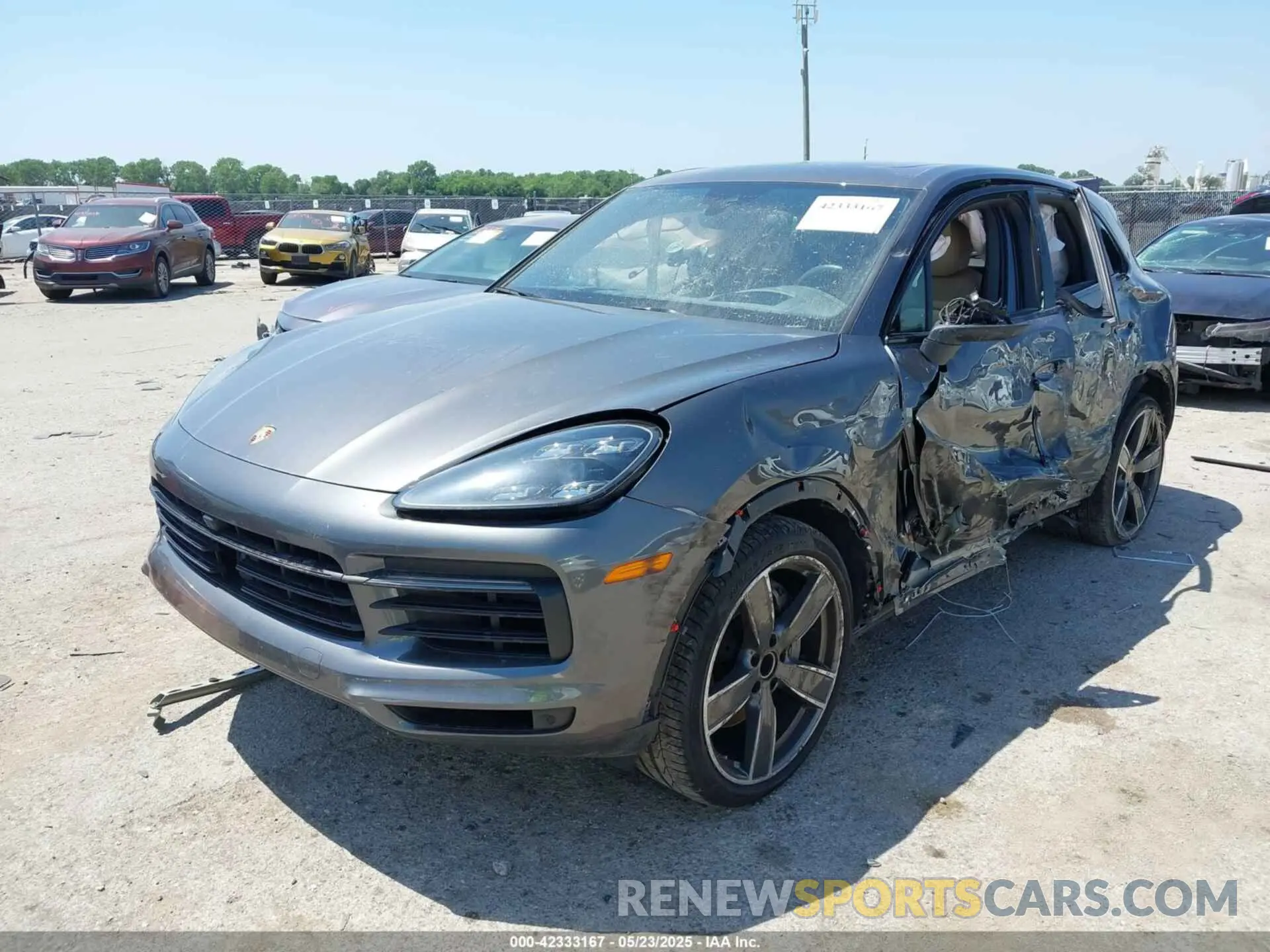 2 Photograph of a damaged car WP1AB2AY8MDA28690 PORSCHE CAYENNE 2021