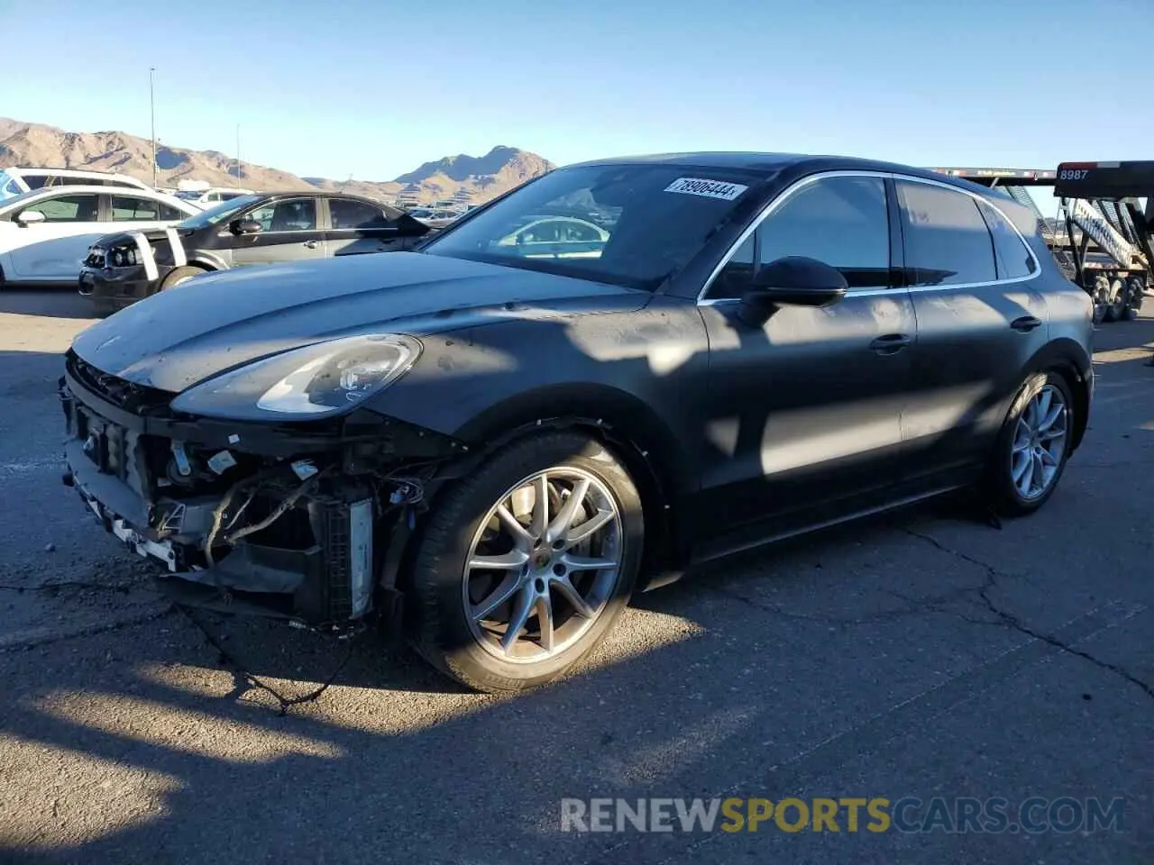 1 Photograph of a damaged car WP1AB2AYXMDA27735 PORSCHE CAYENNE 2021