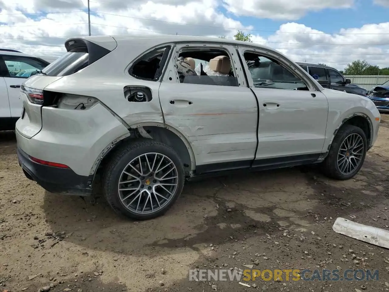 3 Photograph of a damaged car WP1AB2AYXMDA28173 PORSCHE CAYENNE 2021