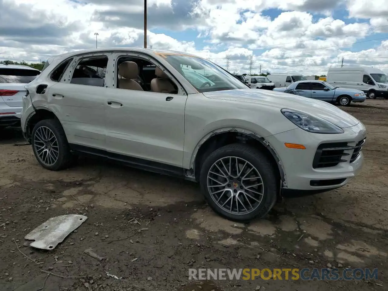 4 Photograph of a damaged car WP1AB2AYXMDA28173 PORSCHE CAYENNE 2021
