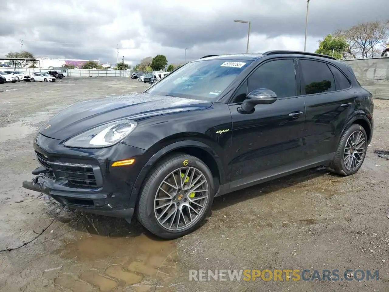1 Photograph of a damaged car WP1AE2AYXMDA24972 PORSCHE CAYENNE 2021