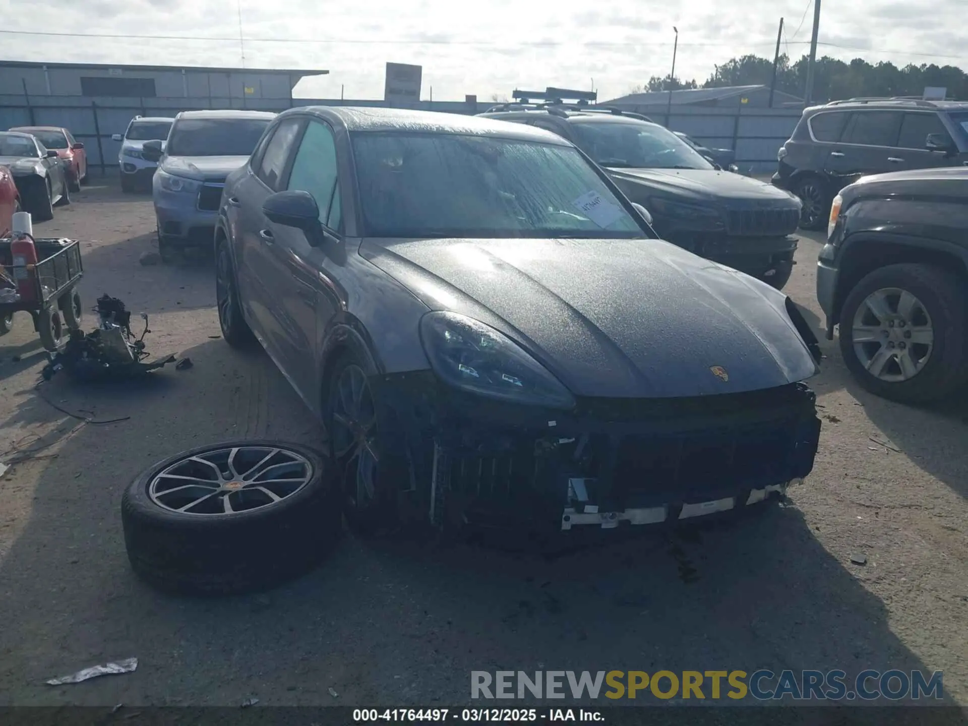 1 Photograph of a damaged car WP1AG2AY5MDA33993 PORSCHE CAYENNE 2021