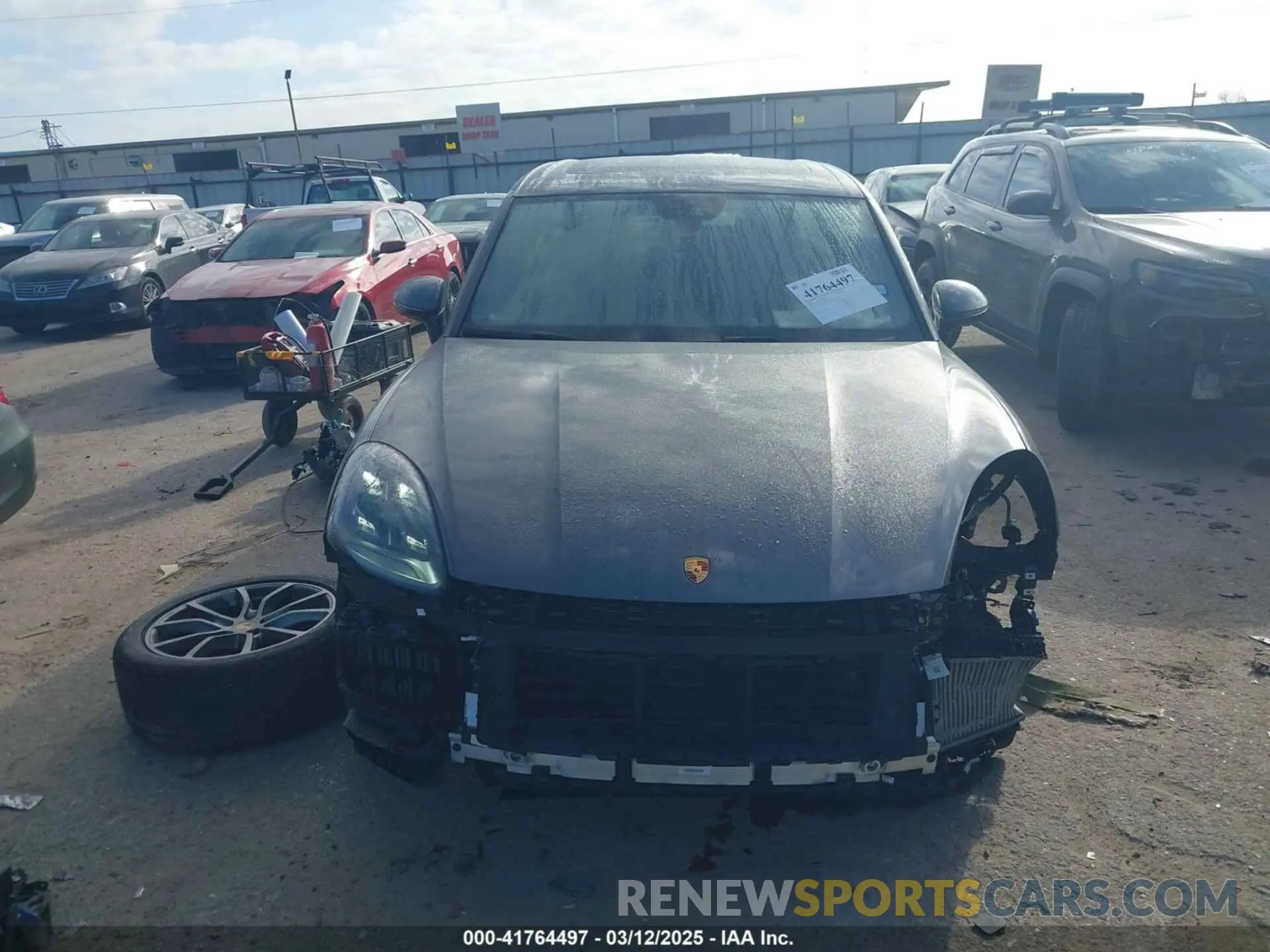 12 Photograph of a damaged car WP1AG2AY5MDA33993 PORSCHE CAYENNE 2021
