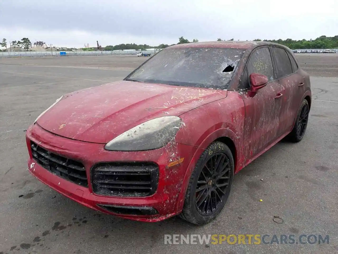 2 Photograph of a damaged car WP1AG2AY8MDA33986 PORSCHE CAYENNE 2021