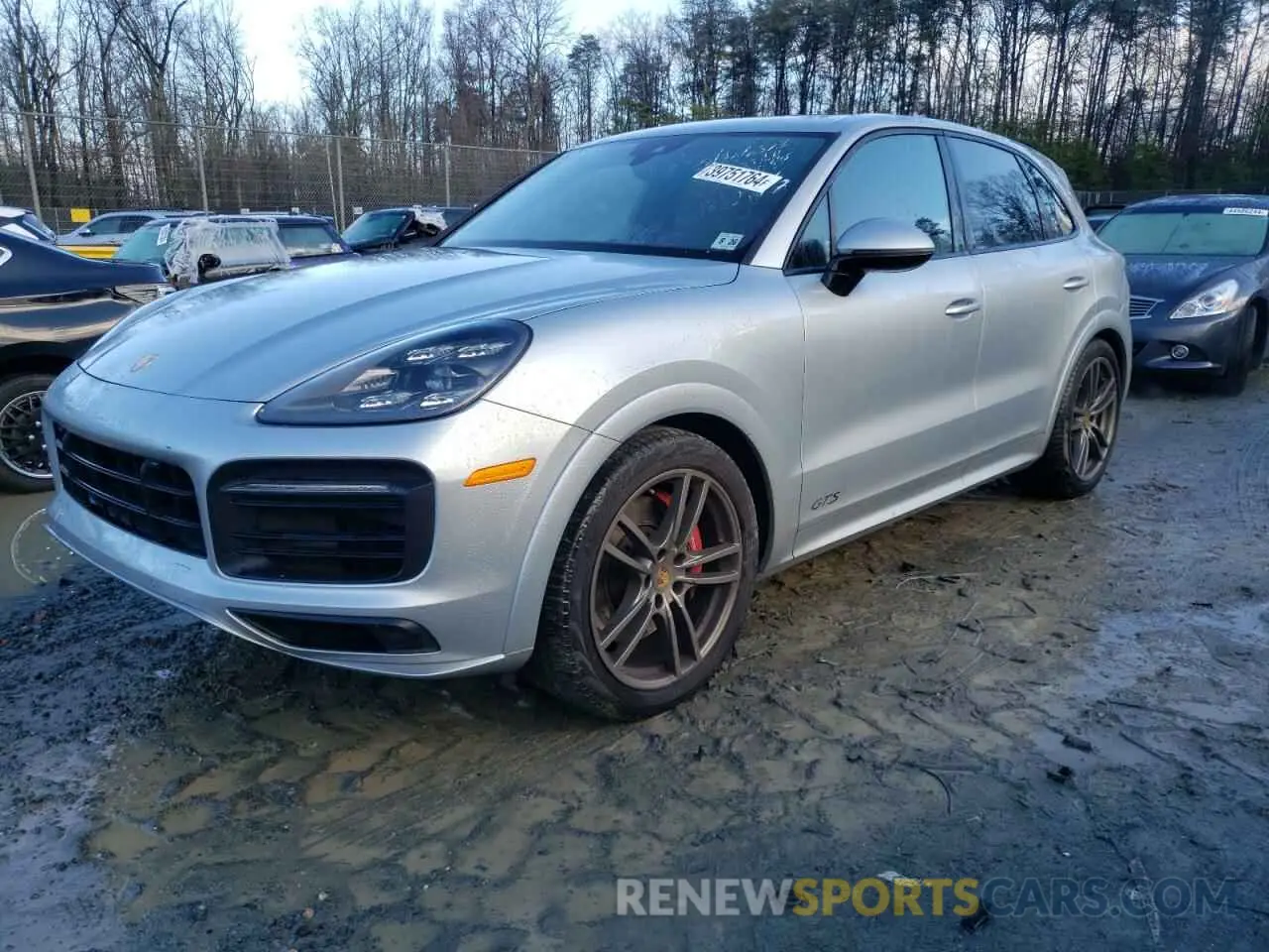 1 Photograph of a damaged car WP1AG2AYXMDA35044 PORSCHE CAYENNE 2021