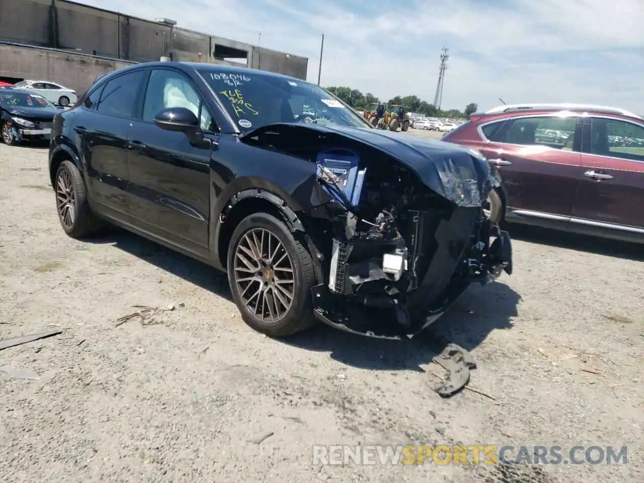 1 Photograph of a damaged car WP1BA2AY4MDA42626 PORSCHE CAYENNE 2021