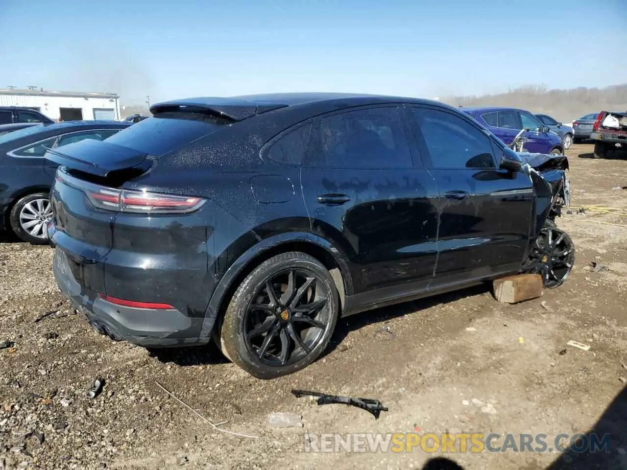 3 Photograph of a damaged car WP1BA2AY5MDA41596 PORSCHE CAYENNE 2021