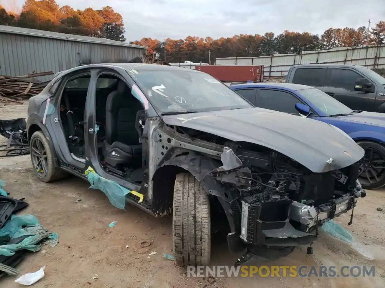 1 Photograph of a damaged car WP1BA2AY6MDA43289 PORSCHE CAYENNE 2021