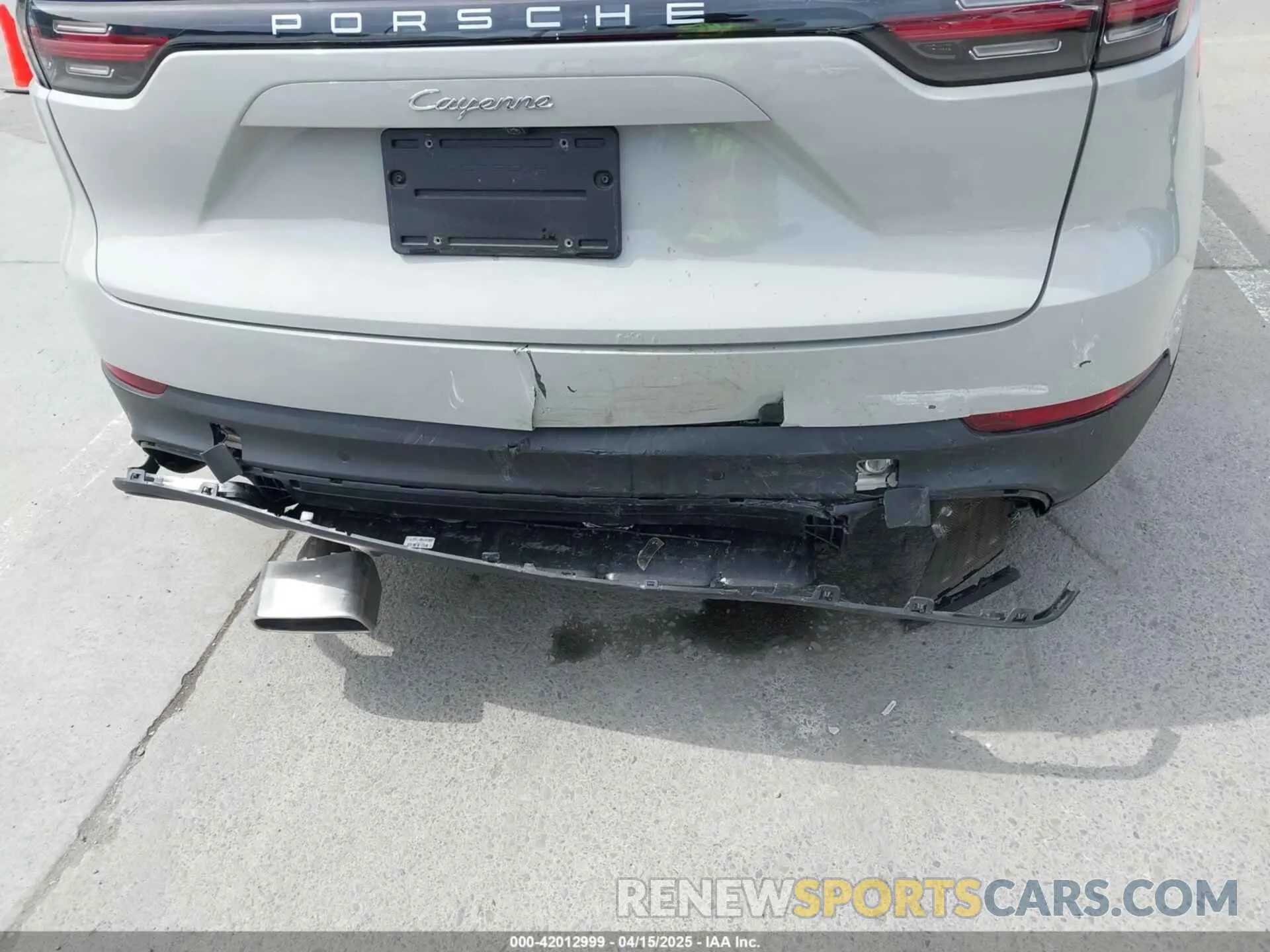 6 Photograph of a damaged car WP1AA2AY0NDA03531 PORSCHE CAYENNE 2022