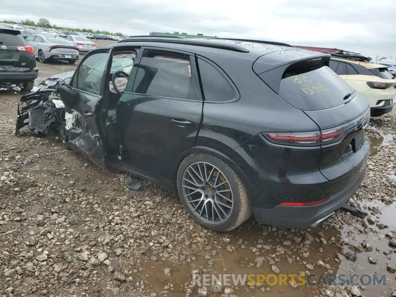2 Photograph of a damaged car WP1AA2AY0NDA04582 PORSCHE CAYENNE 2022