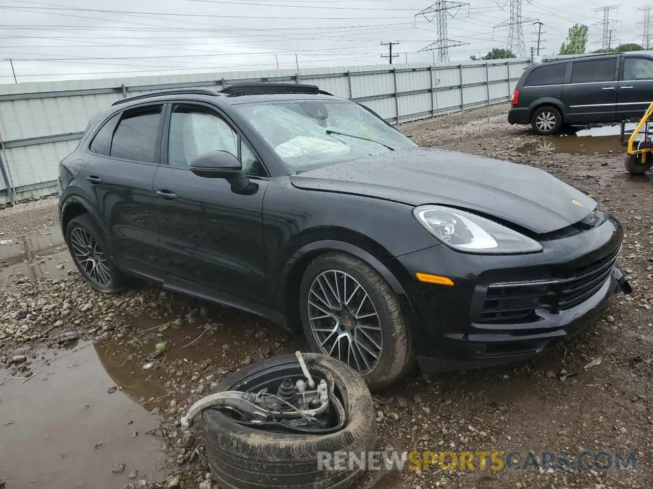 4 Photograph of a damaged car WP1AA2AY0NDA04582 PORSCHE CAYENNE 2022