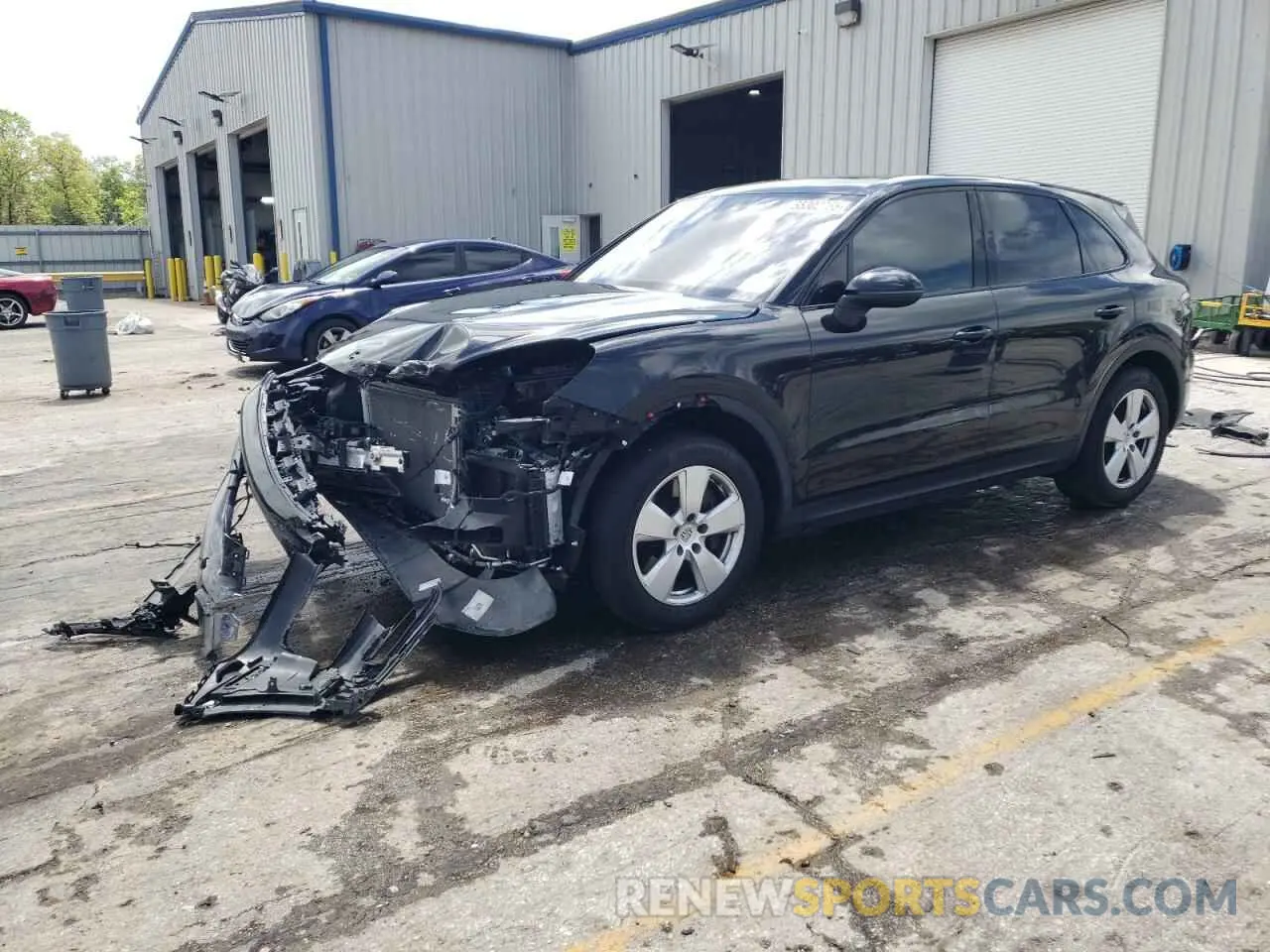 1 Photograph of a damaged car WP1AA2AY0NDA04856 PORSCHE CAYENNE 2022