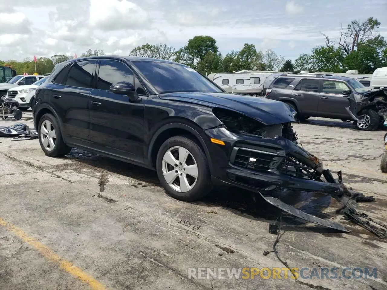 4 Photograph of a damaged car WP1AA2AY0NDA04856 PORSCHE CAYENNE 2022