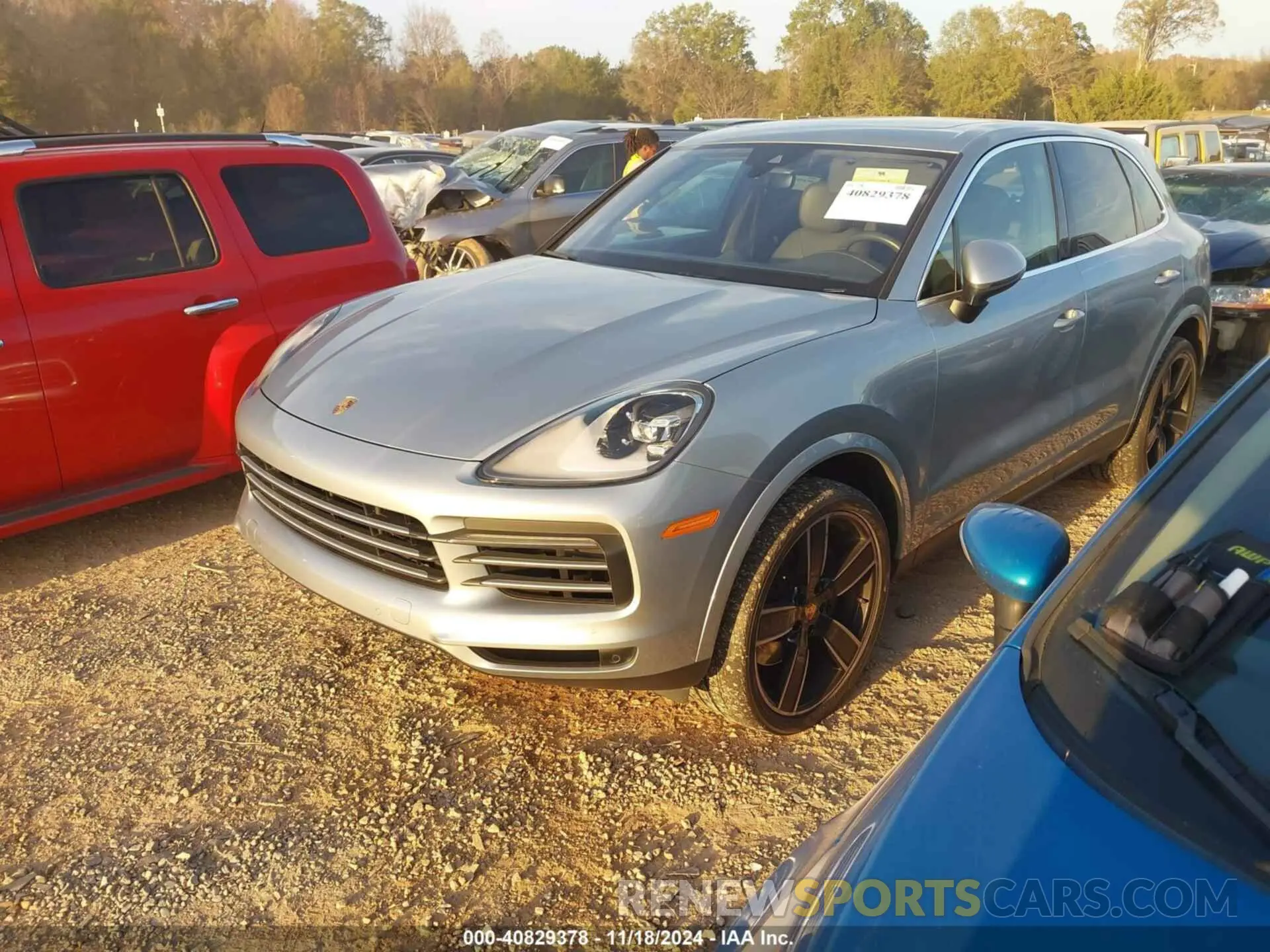2 Photograph of a damaged car WP1AA2AY4NDA01359 PORSCHE CAYENNE 2022