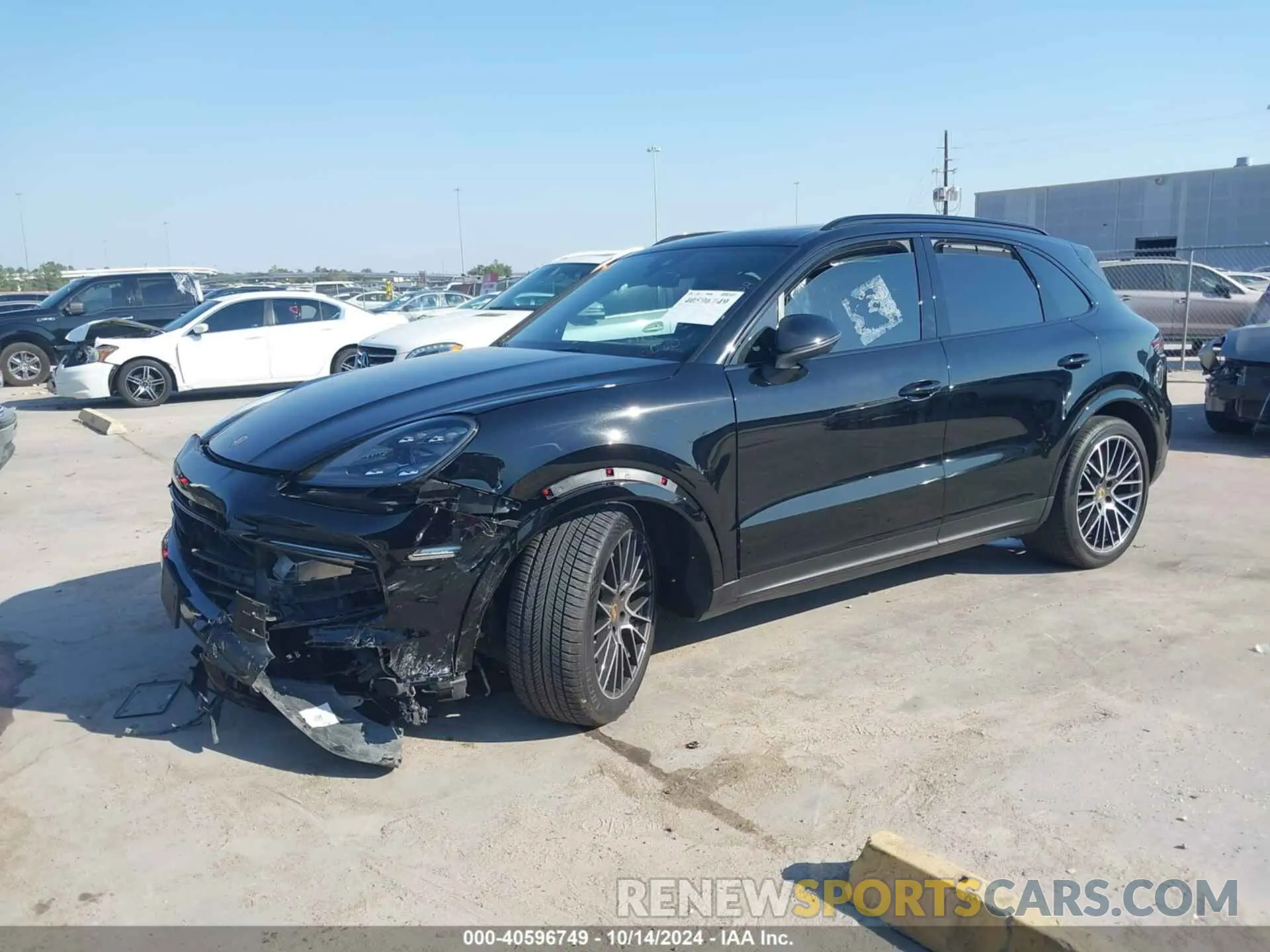 2 Photograph of a damaged car WP1AA2AY4NDA03550 PORSCHE CAYENNE 2022