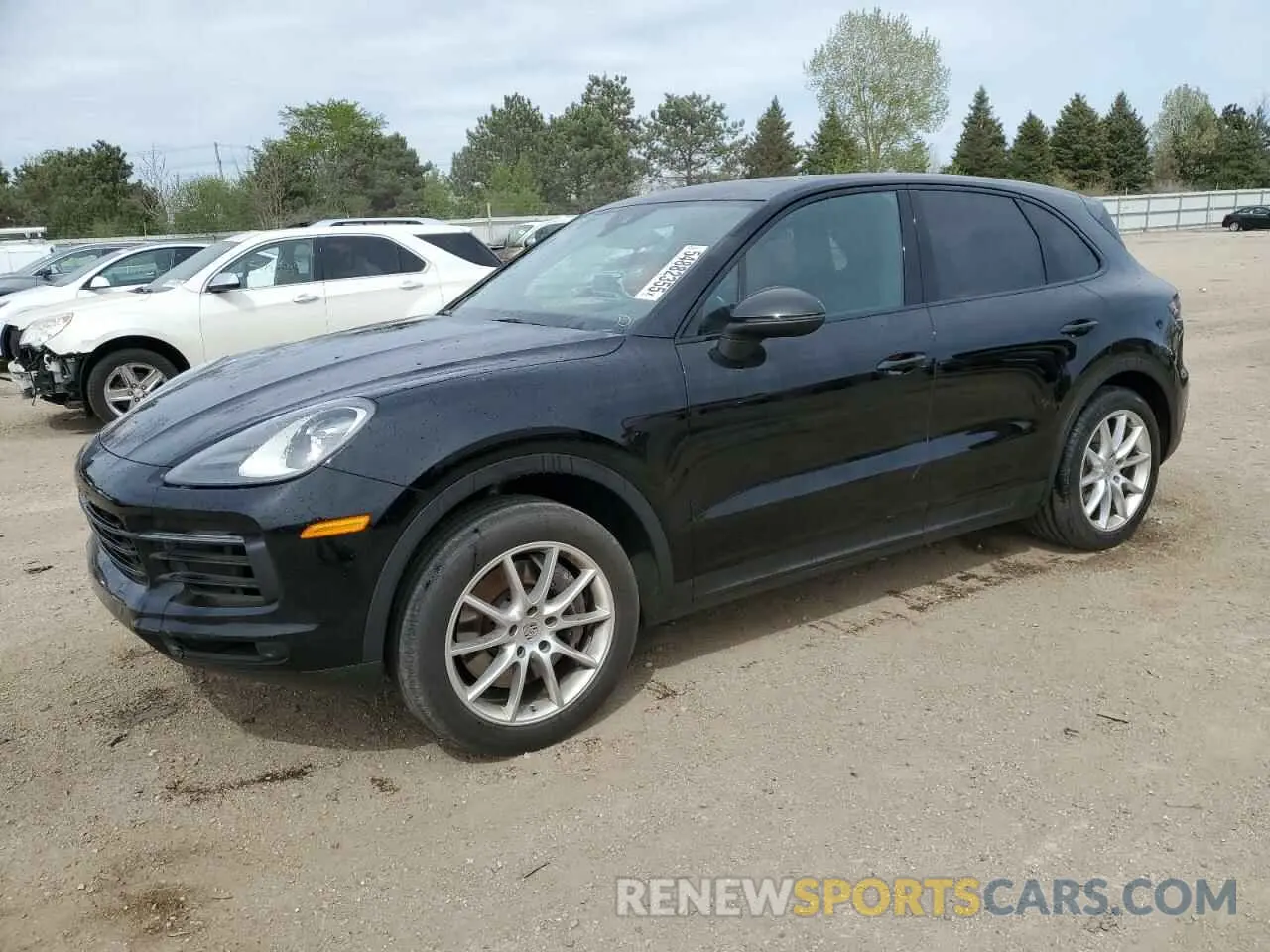 1 Photograph of a damaged car WP1AA2AY7NDA00593 PORSCHE CAYENNE 2022