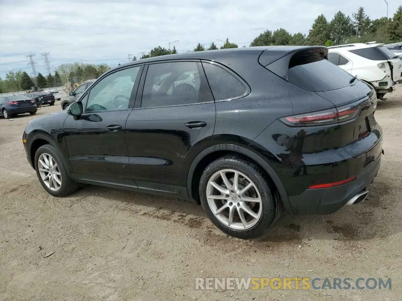2 Photograph of a damaged car WP1AA2AY7NDA00593 PORSCHE CAYENNE 2022