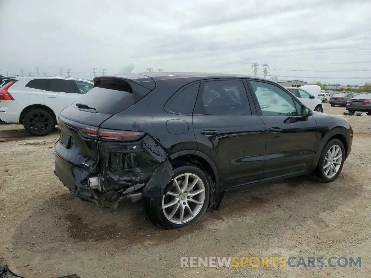 3 Photograph of a damaged car WP1AA2AY7NDA00593 PORSCHE CAYENNE 2022