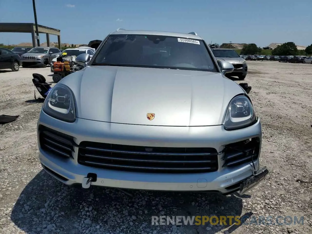 5 Photograph of a damaged car WP1AA2AY8NDA01171 PORSCHE CAYENNE 2022