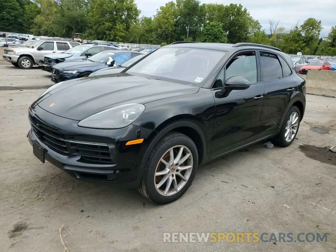 1 Photograph of a damaged car WP1AA2AY9NDA04824 PORSCHE CAYENNE 2022