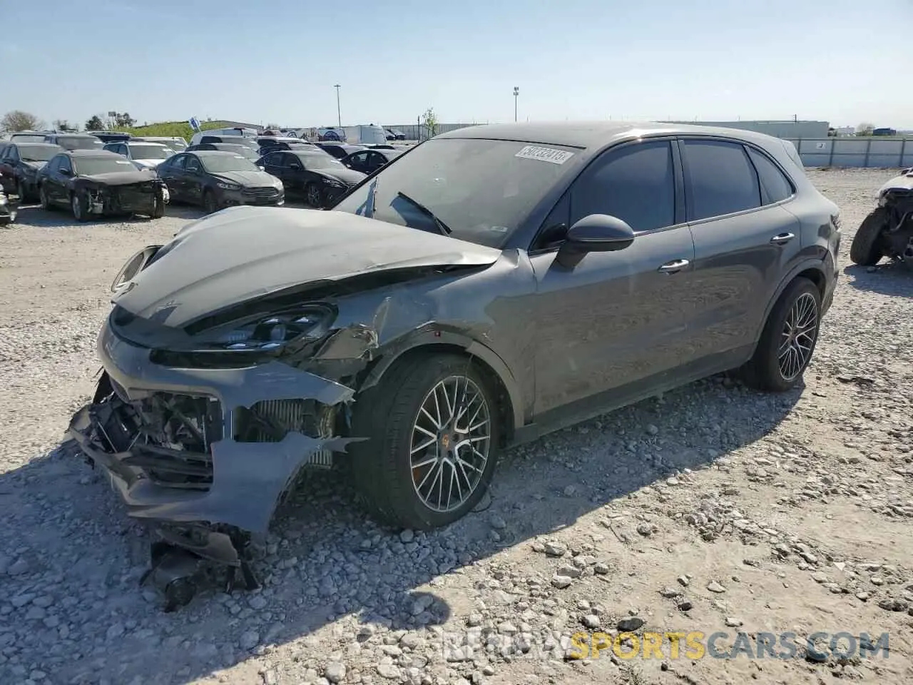 1 Photograph of a damaged car WP1AA2AYXNDA04363 PORSCHE CAYENNE 2022