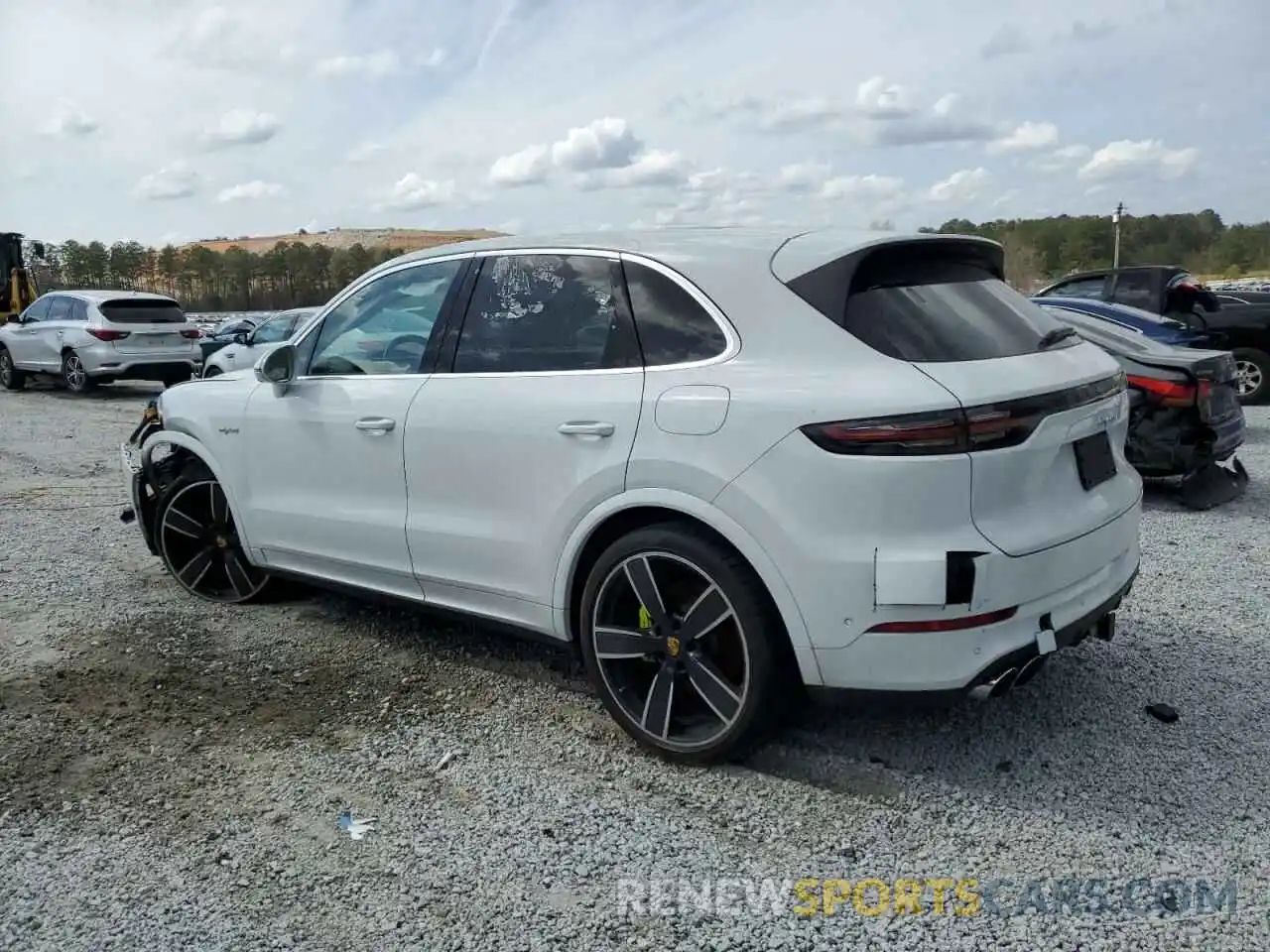 2 Photograph of a damaged car WP1AE2AY5NDA26193 PORSCHE CAYENNE 2022