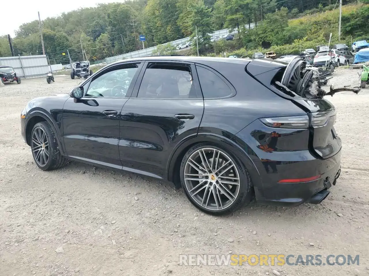 2 Photograph of a damaged car WP1AF2AY0NDA44064 PORSCHE CAYENNE 2022