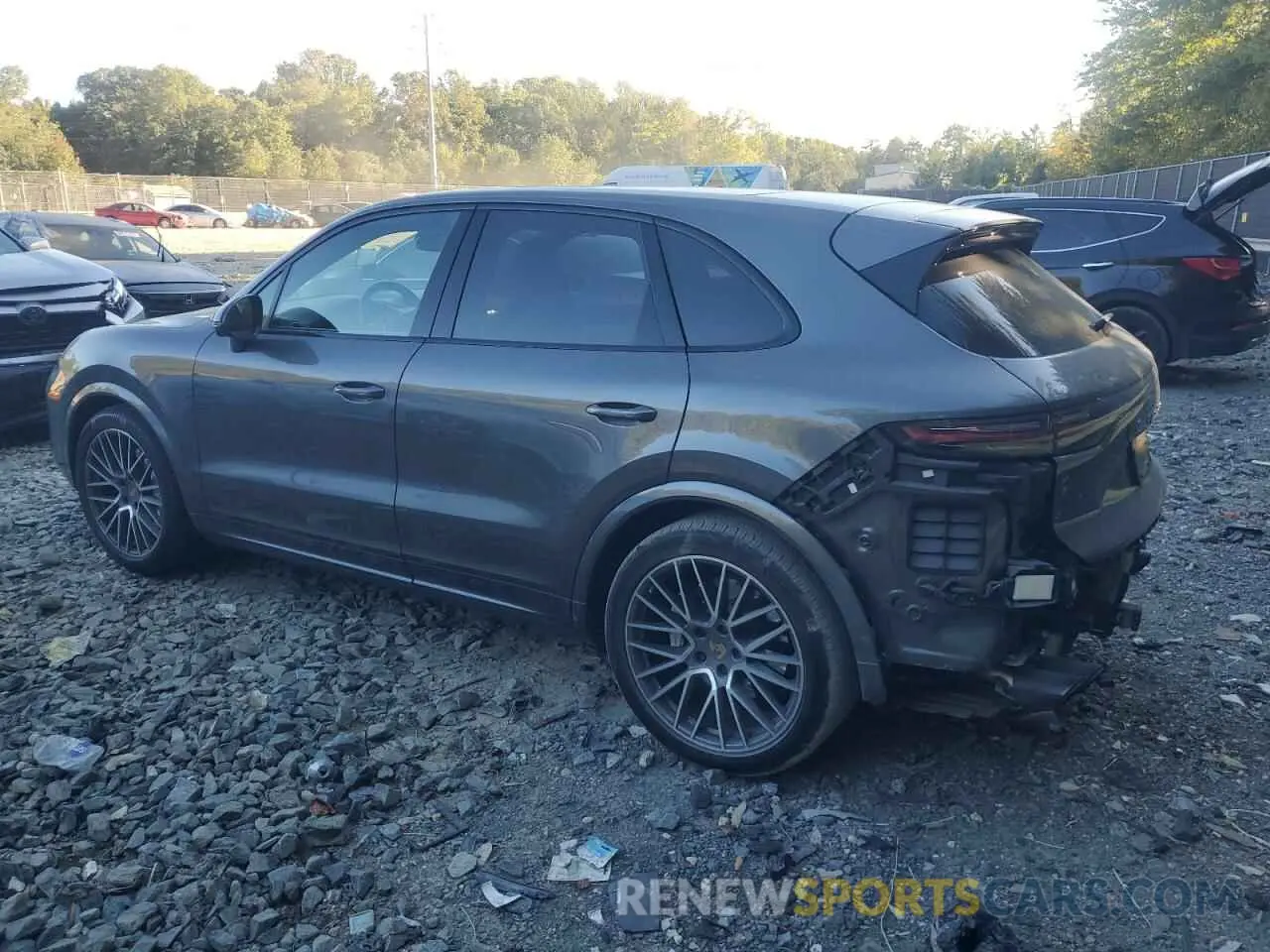 2 Photograph of a damaged car WP1AF2AY5NDA44206 PORSCHE CAYENNE 2022