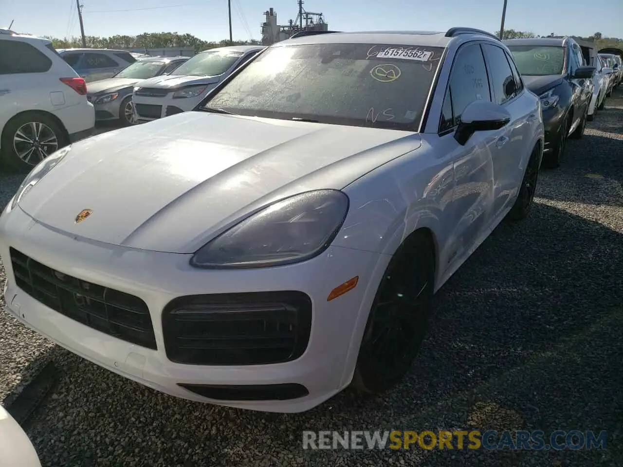 2 Photograph of a damaged car WP1AG2AY6NDA38296 PORSCHE CAYENNE 2022