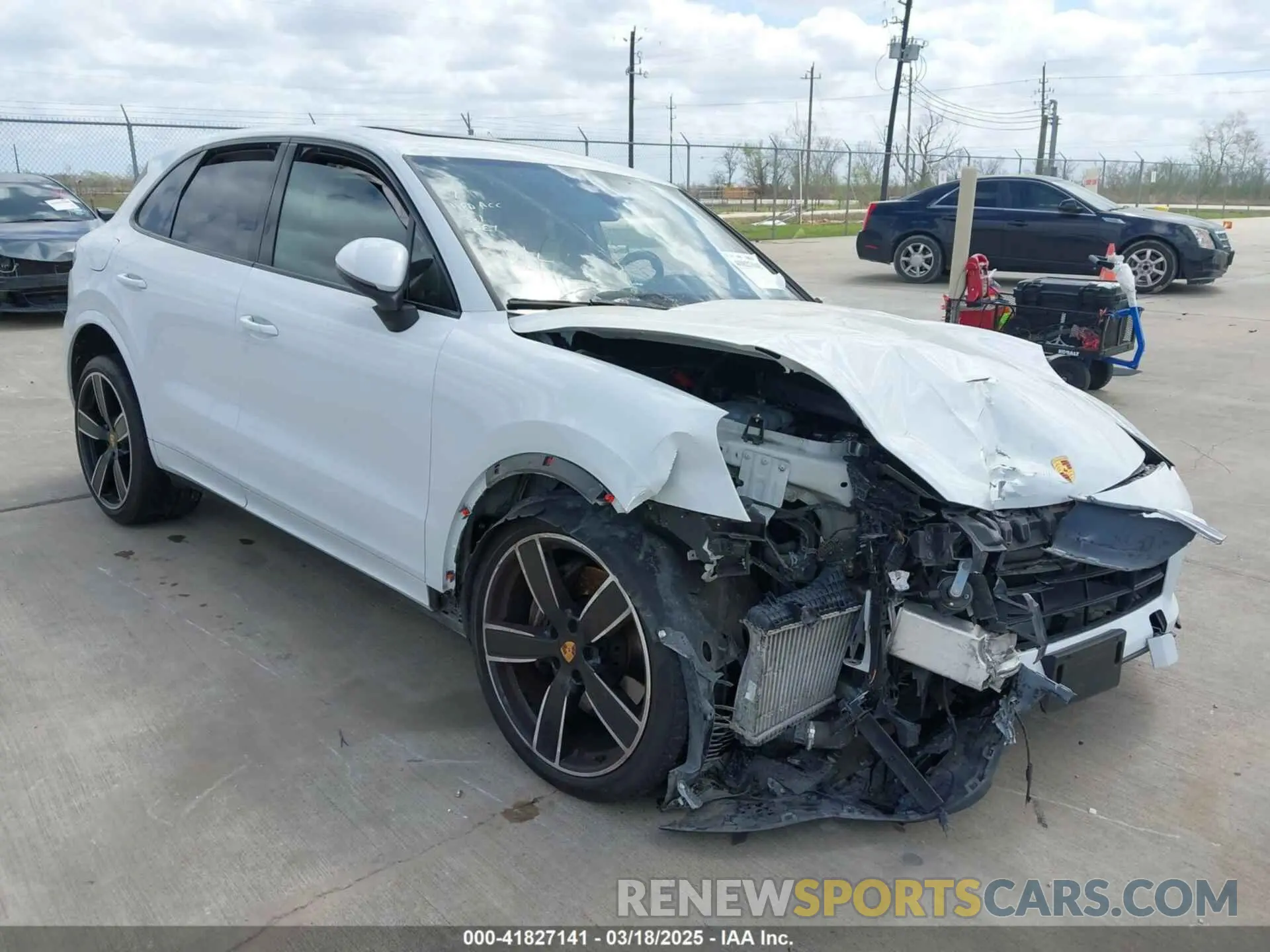 1 Photograph of a damaged car WP1AA2AY0PDA06402 PORSCHE CAYENNE 2023