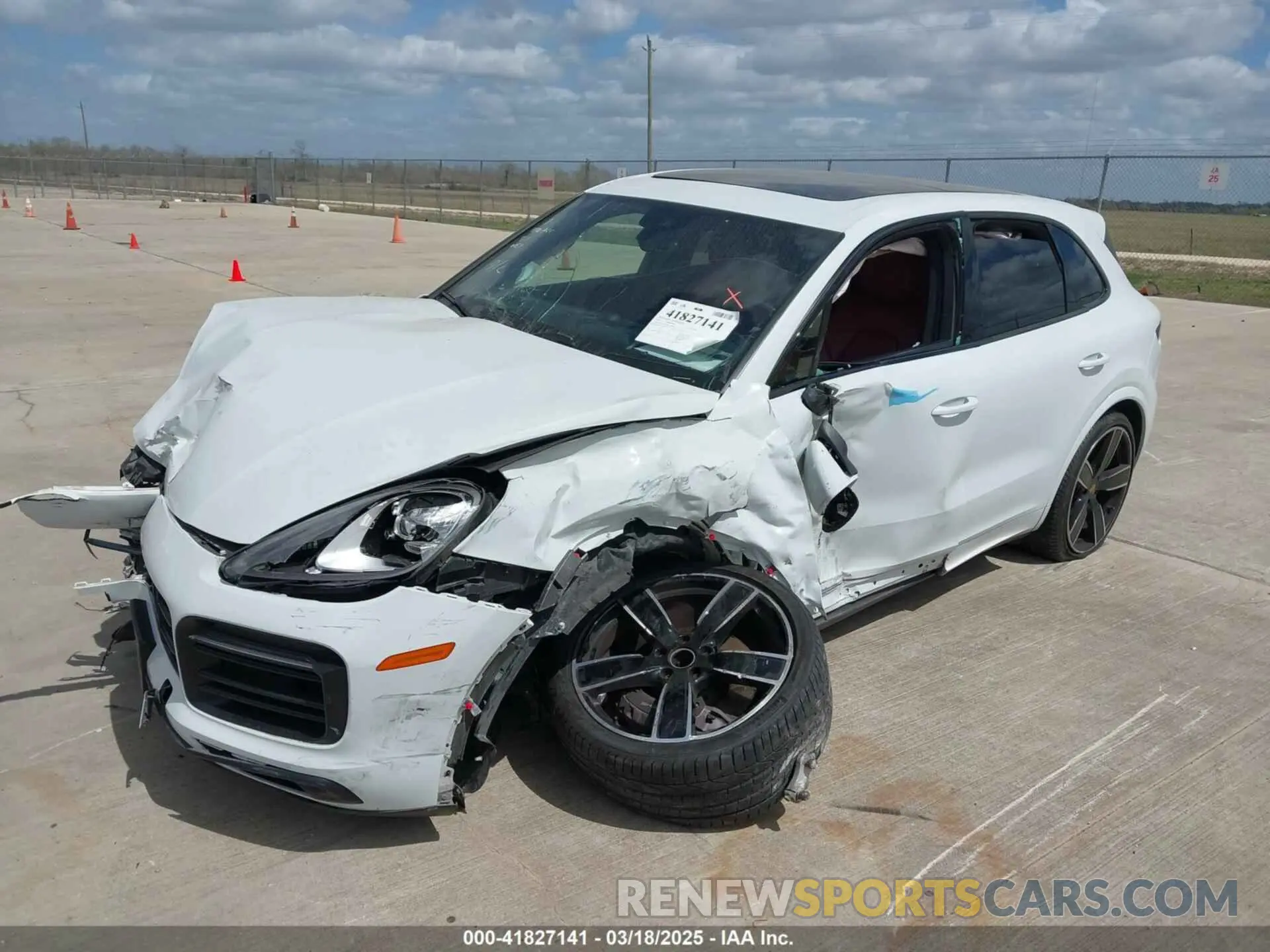 2 Photograph of a damaged car WP1AA2AY0PDA06402 PORSCHE CAYENNE 2023