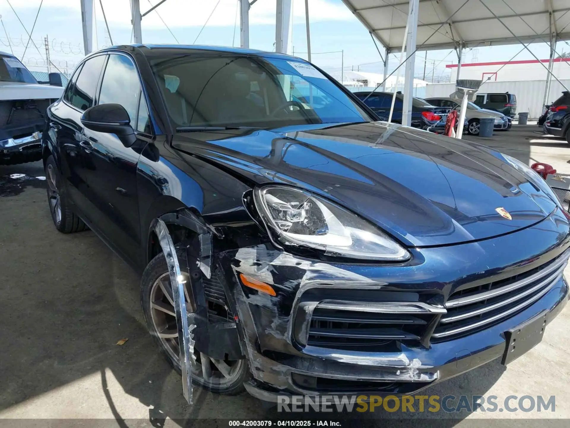 1 Photograph of a damaged car WP1AA2AY3PDA03428 PORSCHE CAYENNE 2023