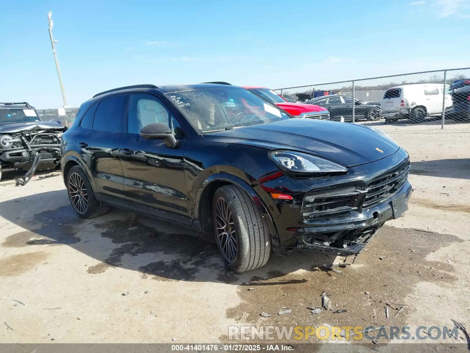 1 Photograph of a damaged car WP1AA2AY3PDA10170 PORSCHE CAYENNE 2023