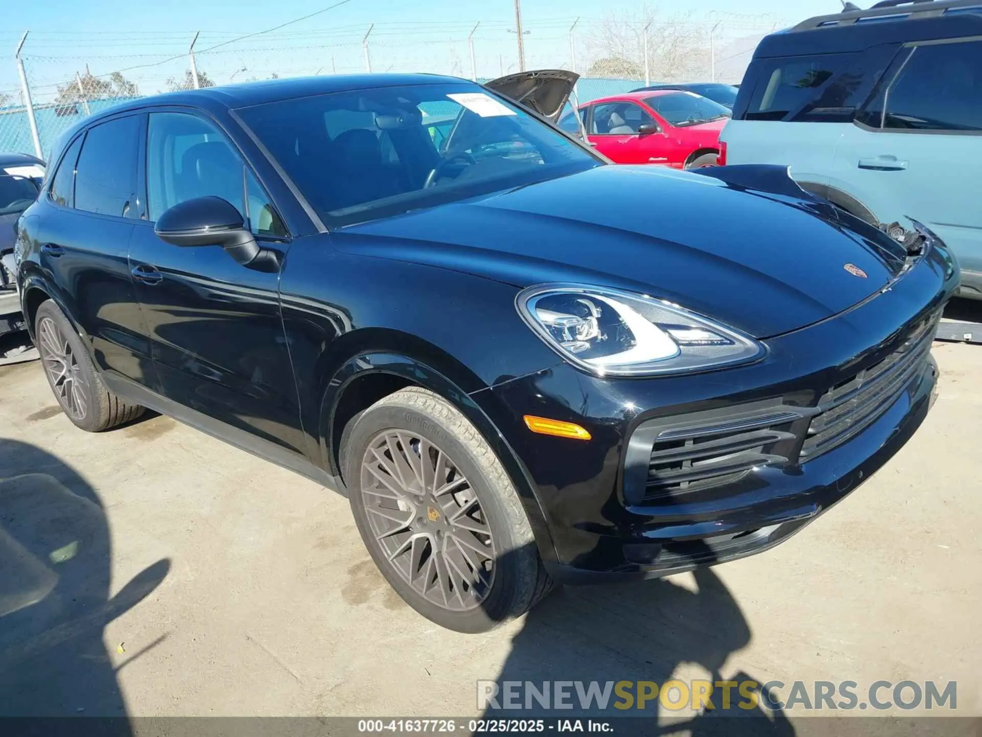 1 Photograph of a damaged car WP1AA2AY4PDA04037 PORSCHE CAYENNE 2023