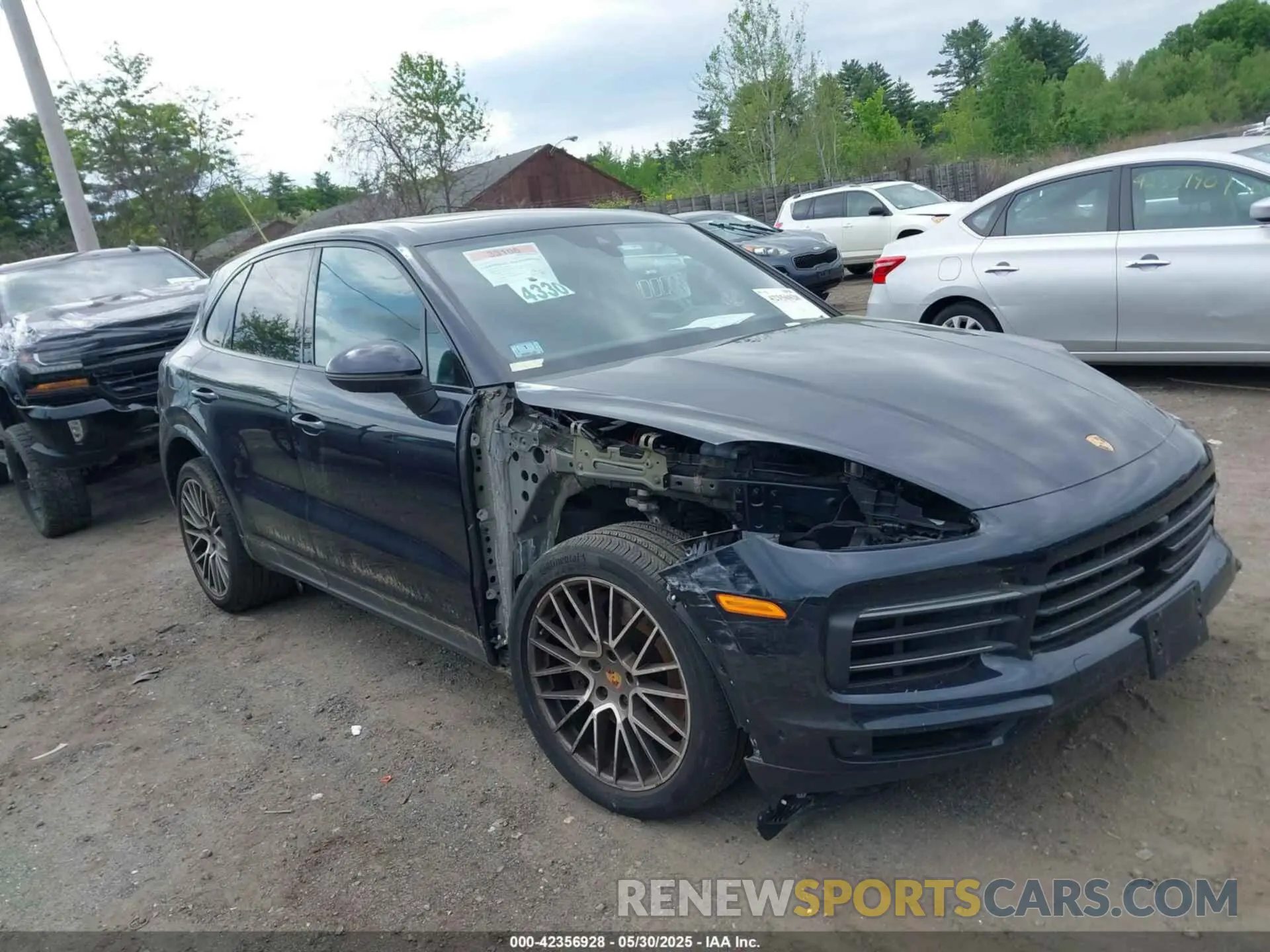 1 Photograph of a damaged car WP1AA2AY4PDA04443 PORSCHE CAYENNE 2023