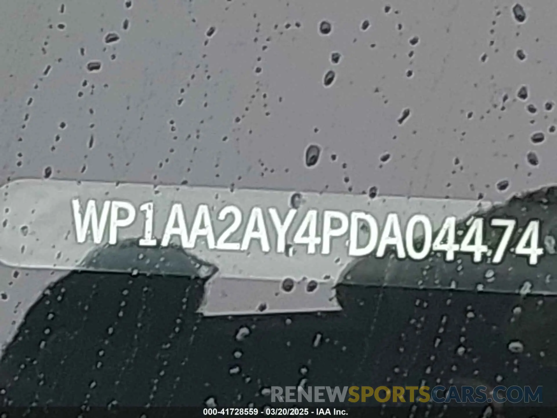 17 Photograph of a damaged car WP1AA2AY4PDA04474 PORSCHE CAYENNE 2023