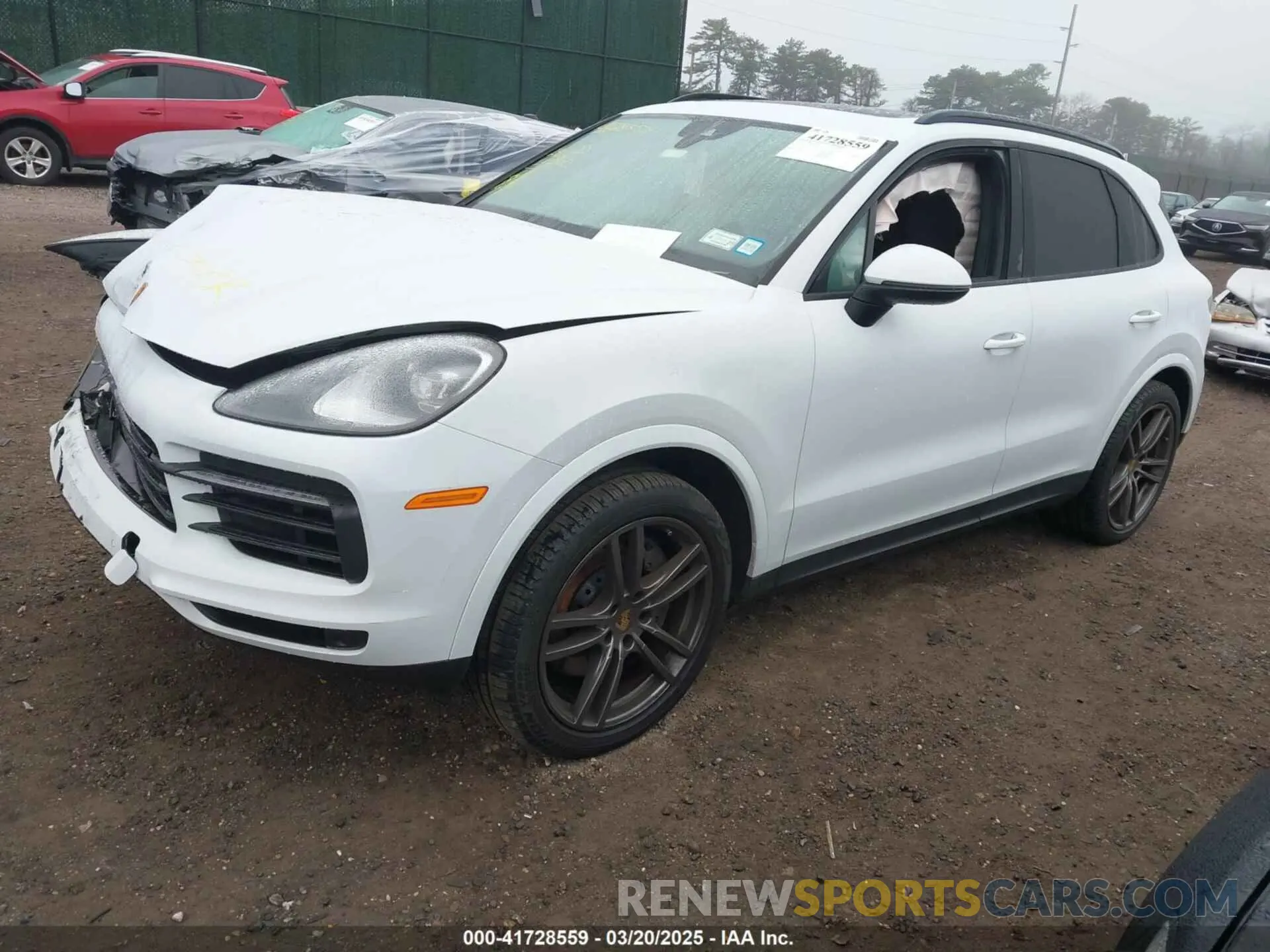 2 Photograph of a damaged car WP1AA2AY4PDA04474 PORSCHE CAYENNE 2023