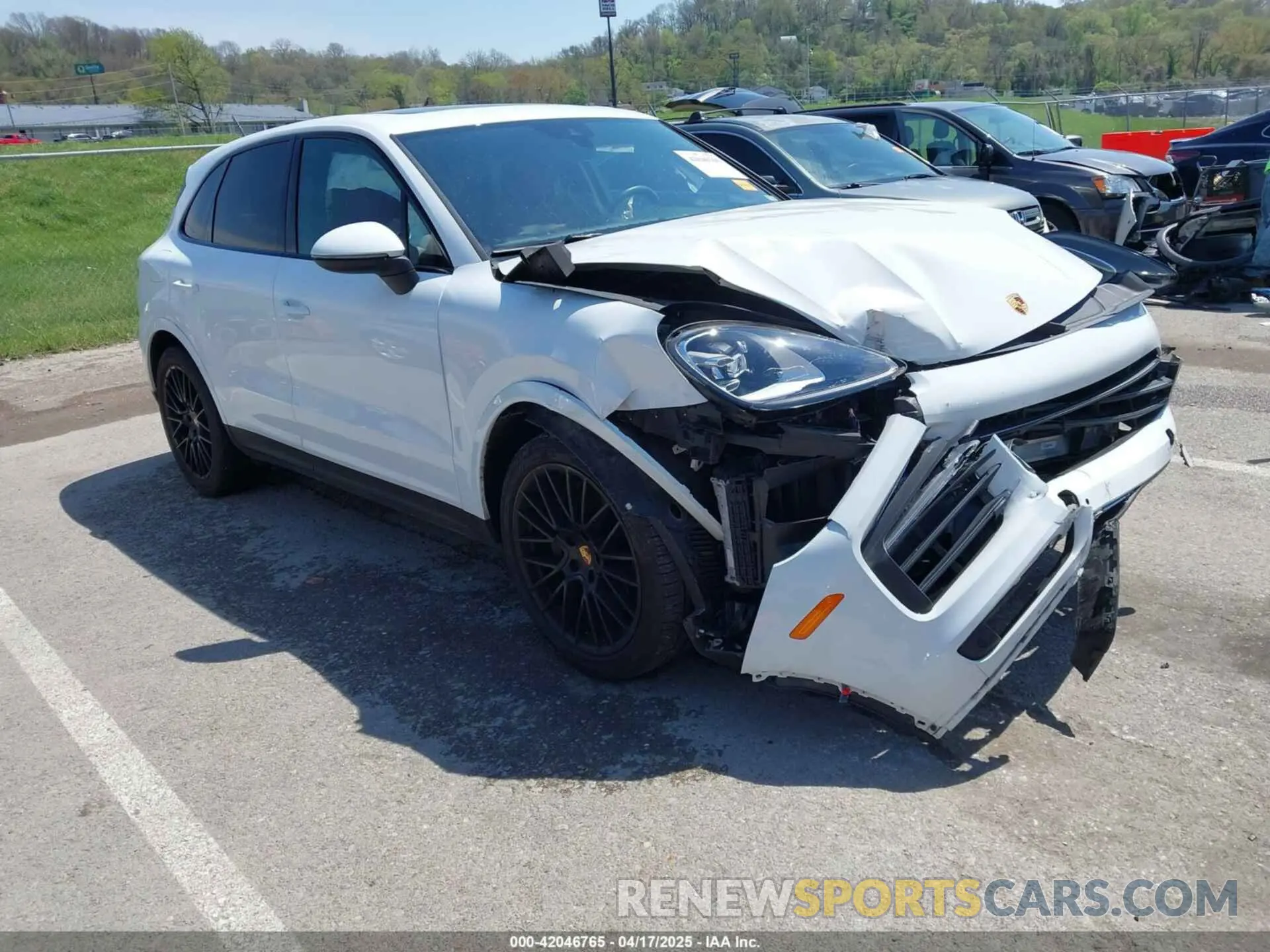 1 Photograph of a damaged car WP1AA2AY5PDA03348 PORSCHE CAYENNE 2023