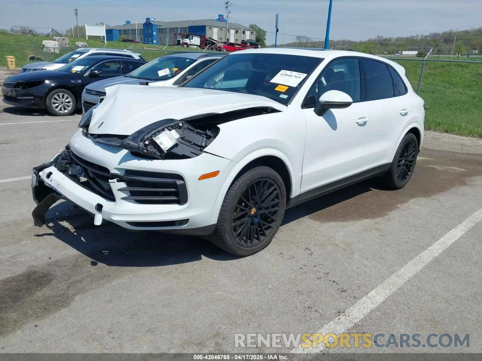 2 Photograph of a damaged car WP1AA2AY5PDA03348 PORSCHE CAYENNE 2023