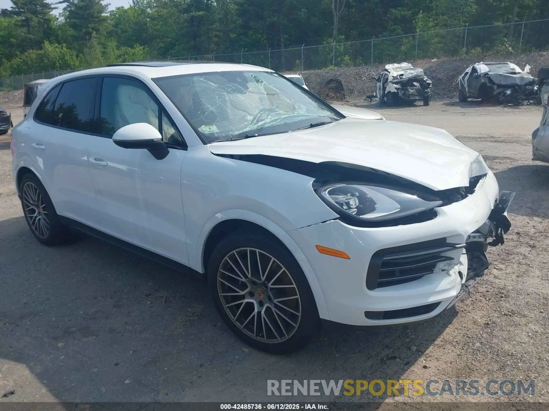 1 Photograph of a damaged car WP1AA2AY8PDA01206 PORSCHE CAYENNE 2023