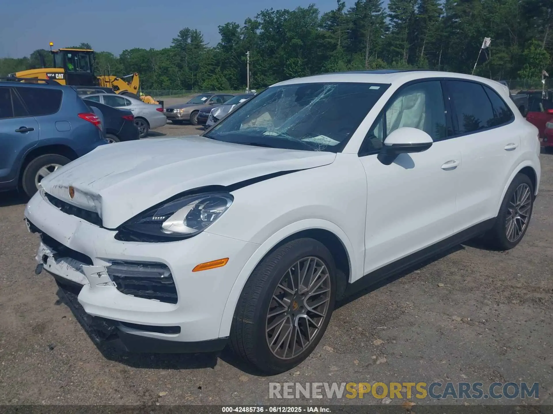 2 Photograph of a damaged car WP1AA2AY8PDA01206 PORSCHE CAYENNE 2023