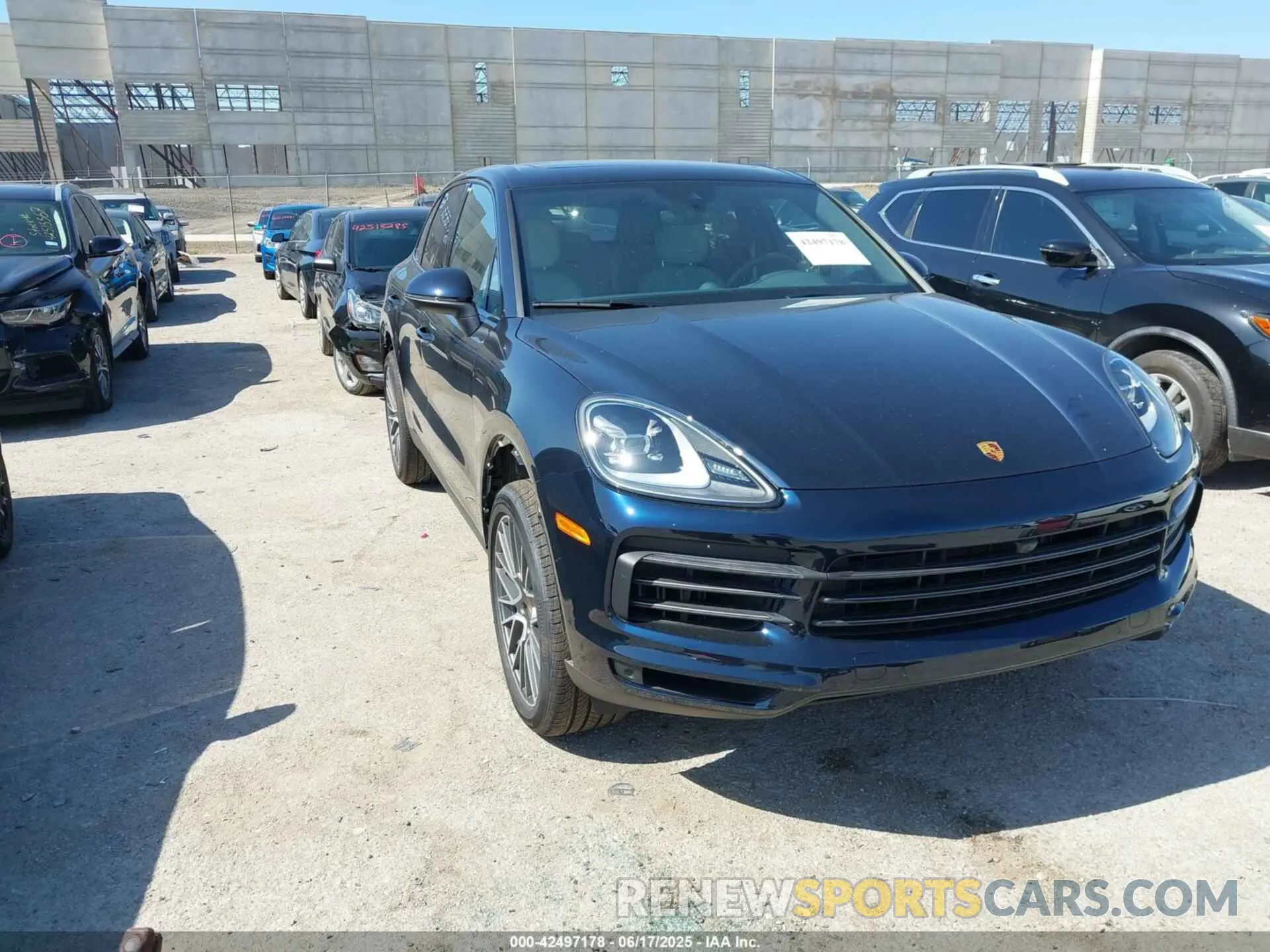 1 Photograph of a damaged car WP1AA2AY8PDA07863 PORSCHE CAYENNE 2023