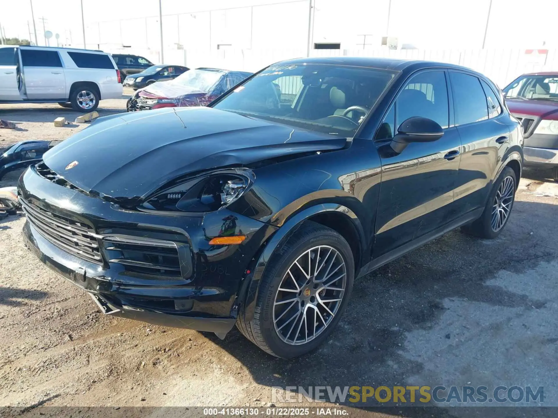 2 Photograph of a damaged car WP1AA2AYXPDA11185 PORSCHE CAYENNE 2023