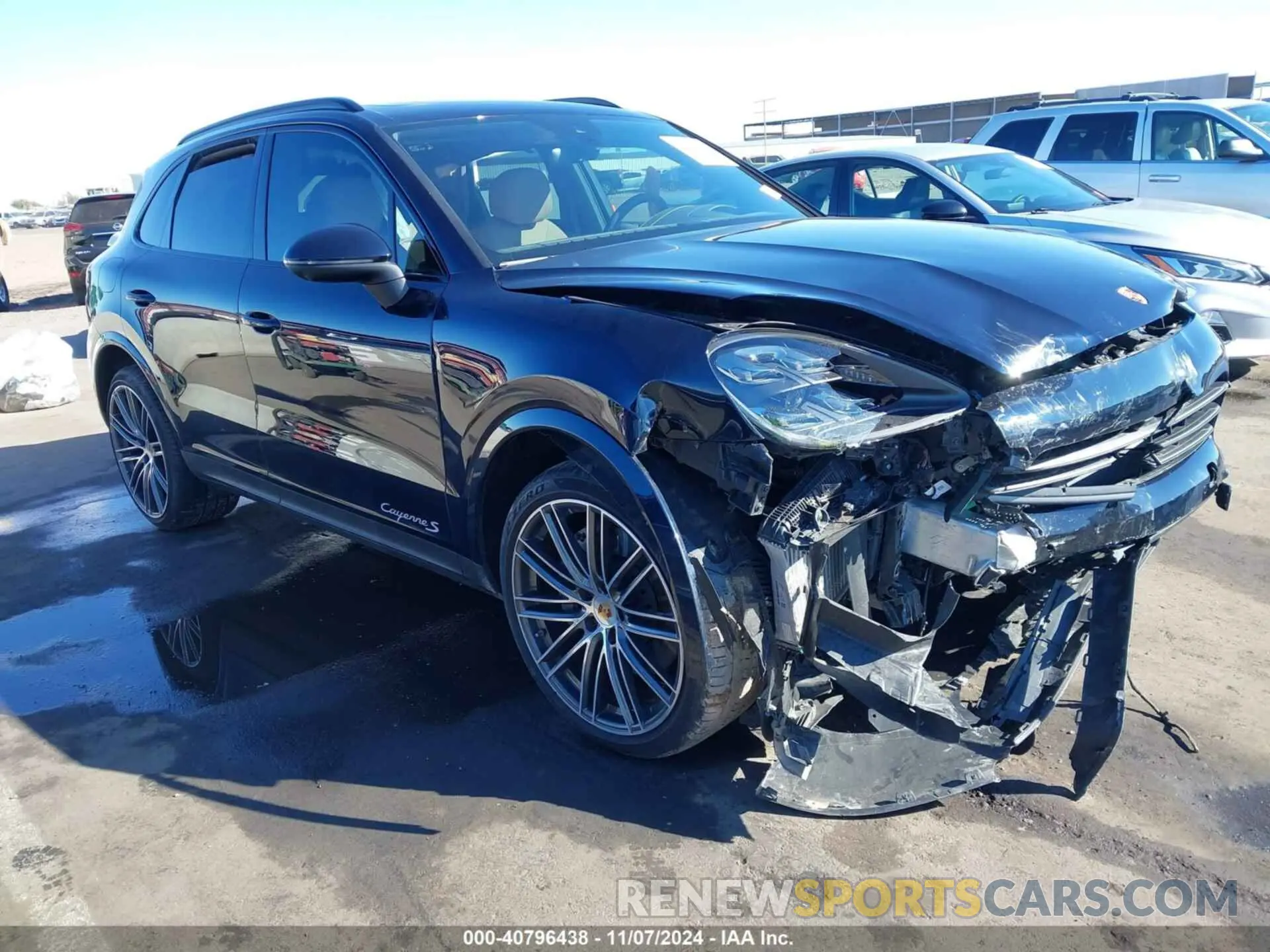1 Photograph of a damaged car WP1AB2AY3PDA15222 PORSCHE CAYENNE 2023